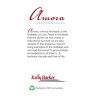 A picture of the back cover of amora.
