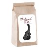 A bag of chocolate guitar shaped cookies