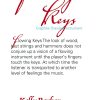 A book cover with the title of " 1 0 keys."